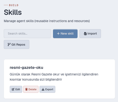 Hyzmet Skill Screenshot