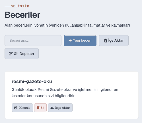 Hyzmet Skill Screenshot